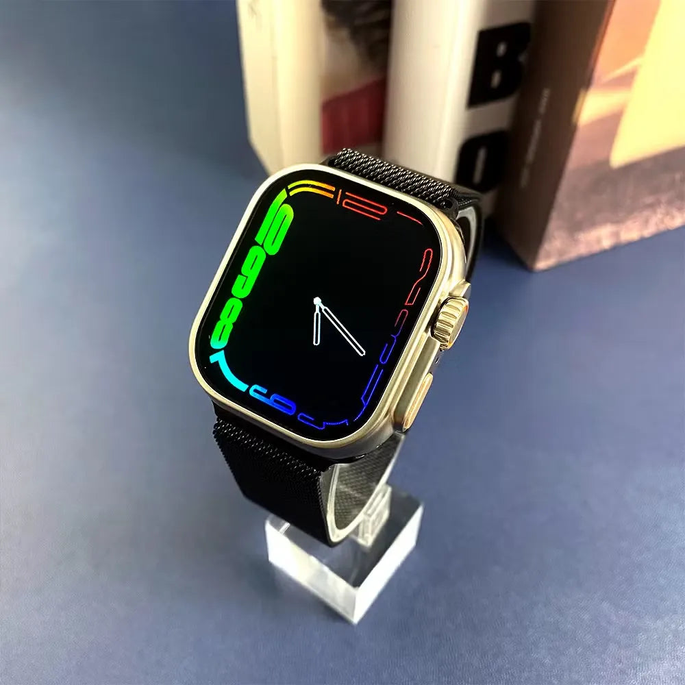 S9 Ultra Smart Watch ساعة ذكية – 2.02" HD، Bluetooth، لياقة، شحن لاسلكي، دعم عربي